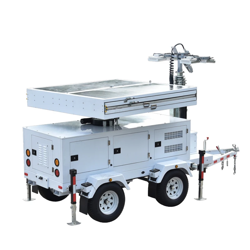 UST2400 Energy Saving Mobile Solar Energy Lighting Towers For Mining